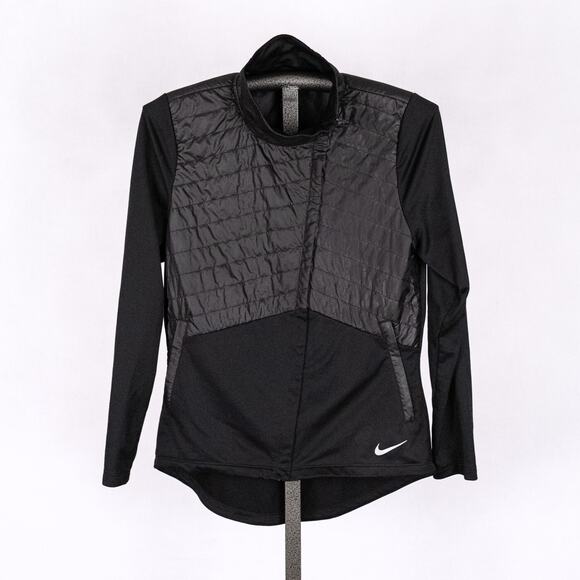 Nike Jackets & Blazers - Nike Women's Essential Puffer Panel Running Jacket SZ MEDIUM Athletic Activewear